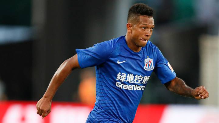 Freddy Guarín, volante del Shangai Shenhua en carpeta de Atalanta