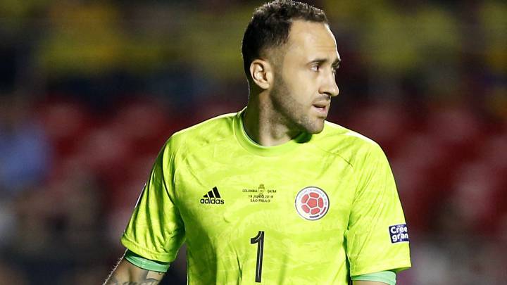 David Ospina en partido de la Selección Colombia durante la Copa América 2019