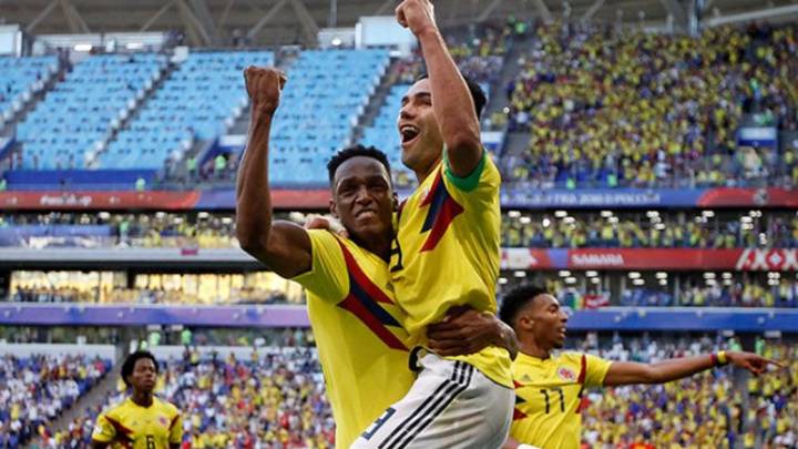 Yerry Mina aconsejó Radamel Falcao jugar en Palmeiras en el Brasileirao