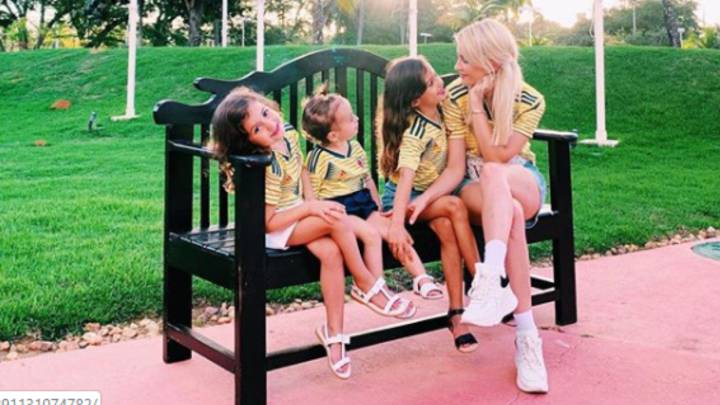 Lorelei Tarón y las hijas de Falcao García