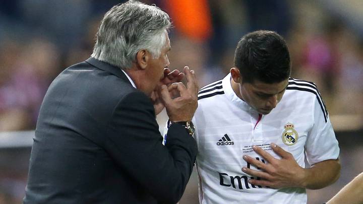 James Rodríguez y Ancelotti no tuvieron relación idílica desde el comienzo.