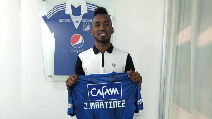 Martínez: “Puse todo de mi parte por venir a Millonarios”