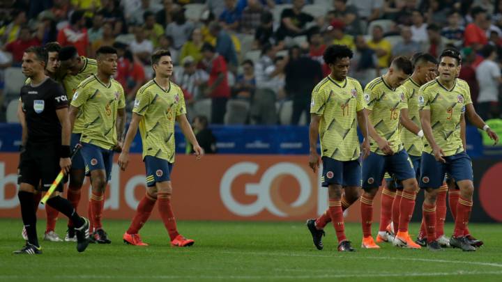 Rendimiento de los jugadores de Colombia ante Chile por Copa América.
