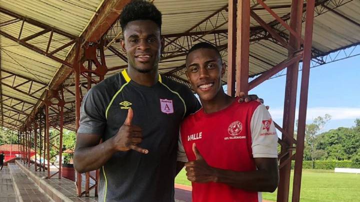 Duván Zapata entrena en el América de Cali