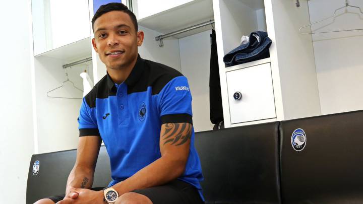 Luis Fernando Muriel , delantero colombiano del Atalanta