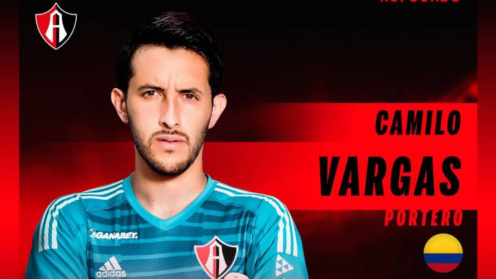 Camilo Vargas es nuevo arquero del Atlas de México.