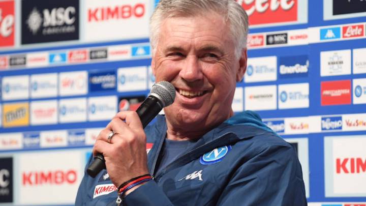Carlo Ancelotti, técnico del Napoli