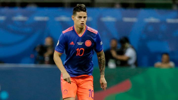 James Rodríguez, incluido en el 11 ideal de la Copa América.
