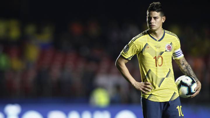 James Rodríguez, volante de la Selección Colombia