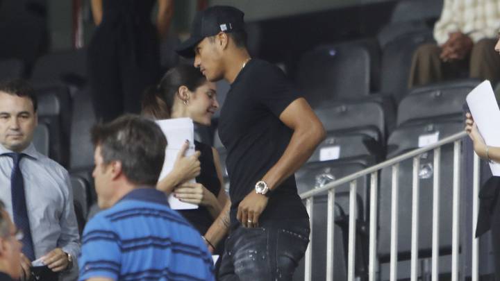 Jeison Murillo, ex jugador del Valencia en Mestalla