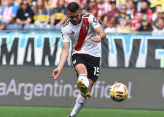 Santos Borré inicia el segundo semestre como titular de River