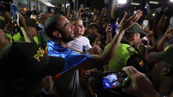 Juan Sebastián Cabal fue recibido por una multitud en Cali