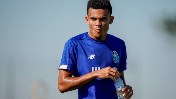 Luis Díaz en entrenamiento con Porto