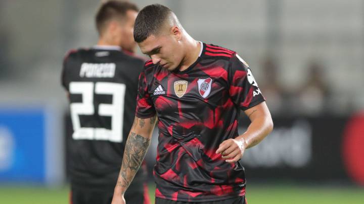 Juan Fernando Quintero con River Plate ante Alianza Lima