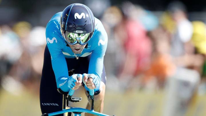 Alejandro Valverde, ciclista del Movistar Team
