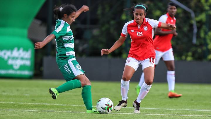 Santa Fe derrotó a La Equidad en la segunda fecha de la Liga Águila Femenina con gol de Viverly Erazo