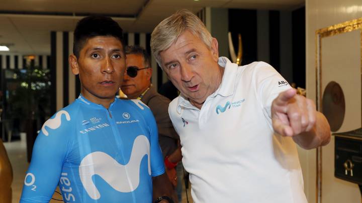 Eusebio Unzué habló sobre la posible salida de Nairo Quintana del Movistar Team.