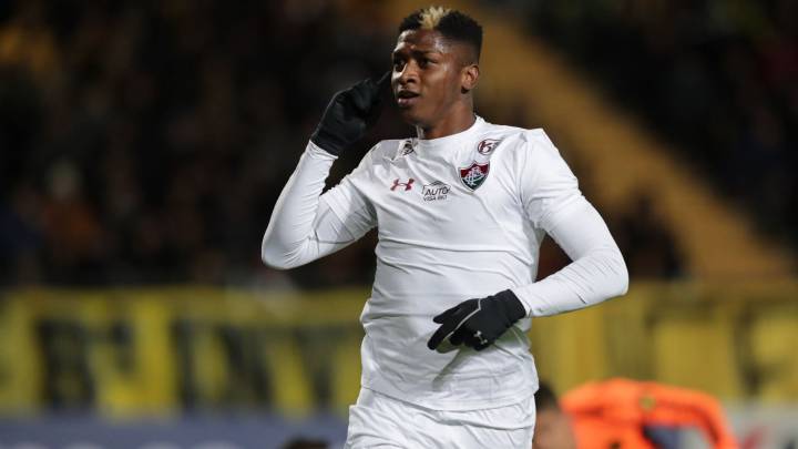 Yony González marcó doblete para la victoria de Fluminense ante Peñarol por los octavos de final de Copa Sudamericana