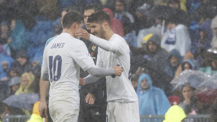 La lesión de Asensio acercaría a James al Real Madrid