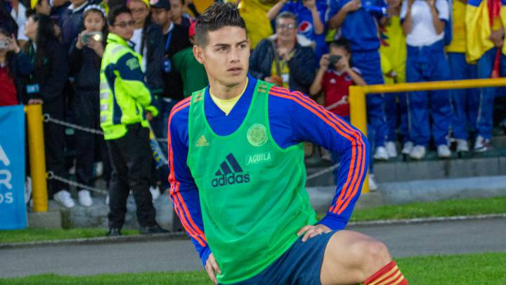 Diego Simeone habló sobre James Rodríguez.