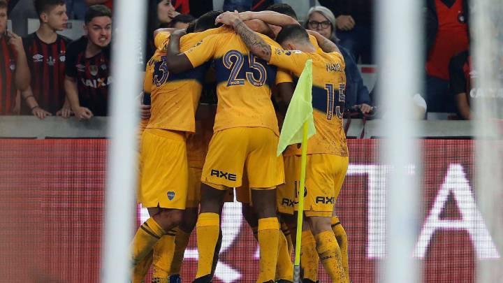 Boca derrotó en Brasil 1-0 a Atlético Paranaense por la ida de los octavos de final de Copa Libertadores