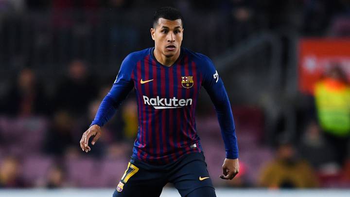 Jeison Murillo en su época en Barcelona
