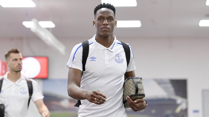 Yerry Mina en Alemania con Everton