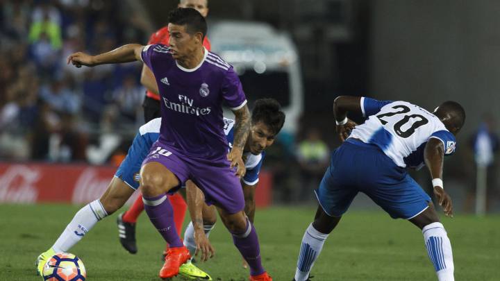 James Rodríguez en un partido ante Espanyol
