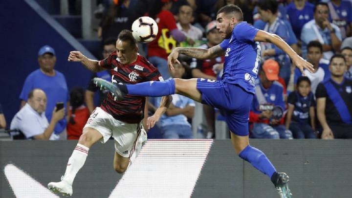 Horarios, cómo y dónde ver el partido Flamengo - Emelec por los octavos de final de la Copa Libertadores, en el estadio Maracaná, a las 7:30 p.m