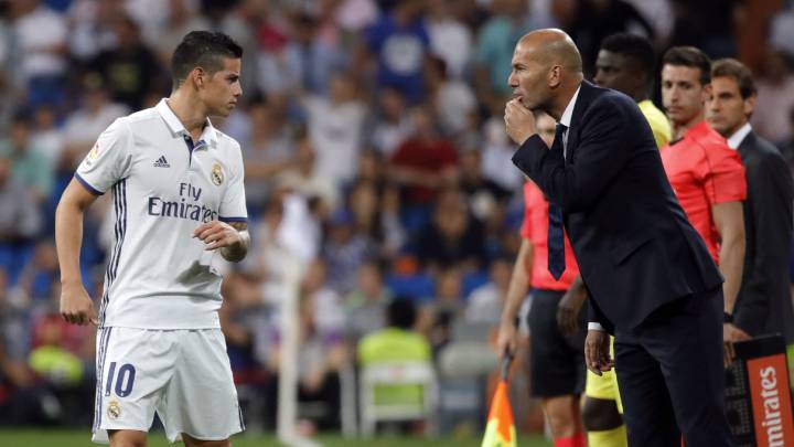 James Rodríguez y sus soluciones a las falencias del Real Madrid de Zinedine Zidane.