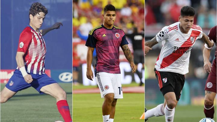 Andrés Solano, 'Cucho' Hernández y Jorge Carrascal, 3 colombianos Sub 21 a seguir en el exterior.