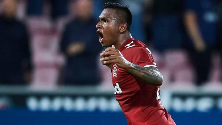 Alfredo Morelos, delantero colombiano del Rangers