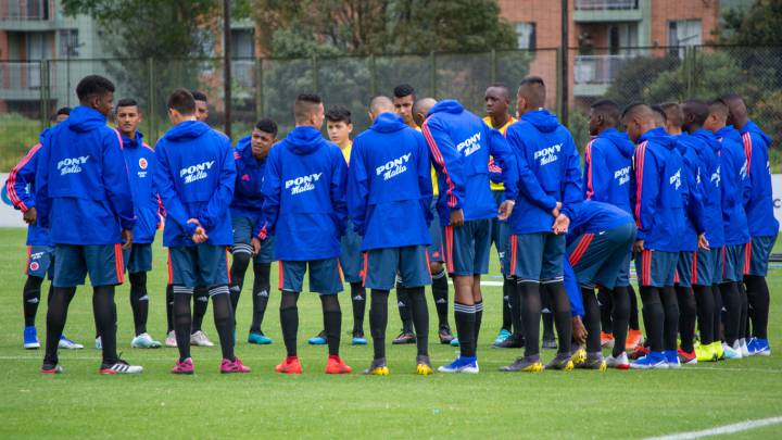 Selección Colombia Sub 15 entren en Bogotá para el Sudamericano de Bolivia