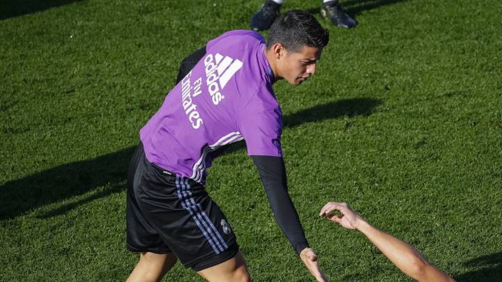 James Rodríguez, jugador del Real Madrid