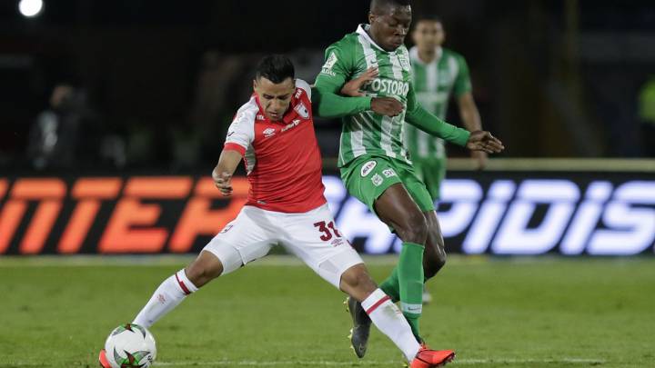 Santa Fe ganó 2-0 a Nacional, pero quedó eliminado de Copa Águila