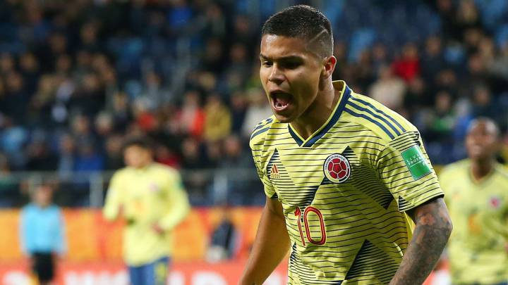 Juan Camilo Hernández, delantero de la Selección Colombia Sub 20