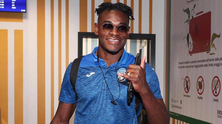 Duván Zapata, delantero de Atalanta en pretemporada