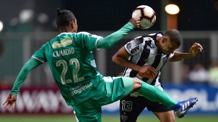 Mineiro venció 2-1 a Equidad por los cuartos de final de la Copa Sudamericana.