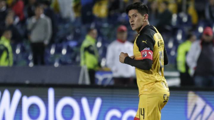 Germán Cano, delantero del Medellín