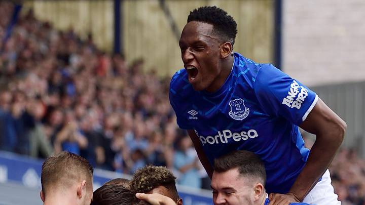 Yerry Mina, defensa central del Everton.