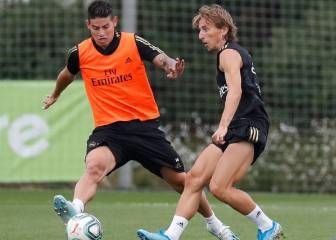 ¿James Rodríguez a lo Luka Modric ante el Valladolid?