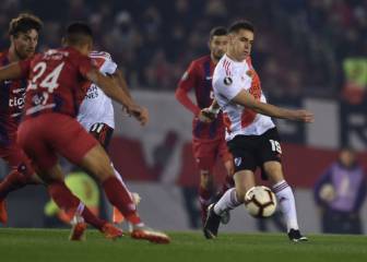 Santos Borré marca en el triunfo de River ante Cerro