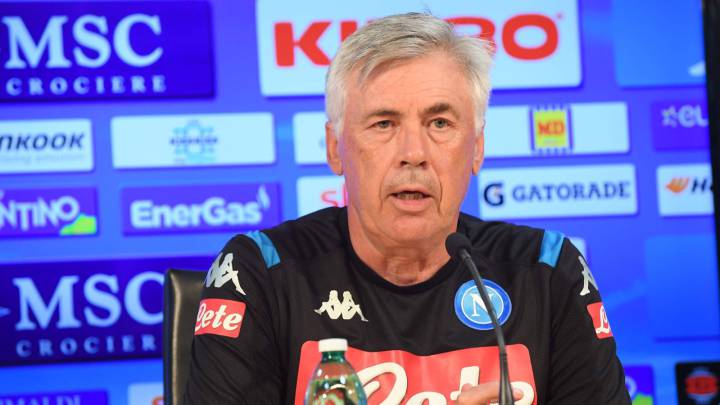 Carlo Ancelotti evita en rueda de prensa una pregunta sobre el fichaje de James Rodríguez a Napoli