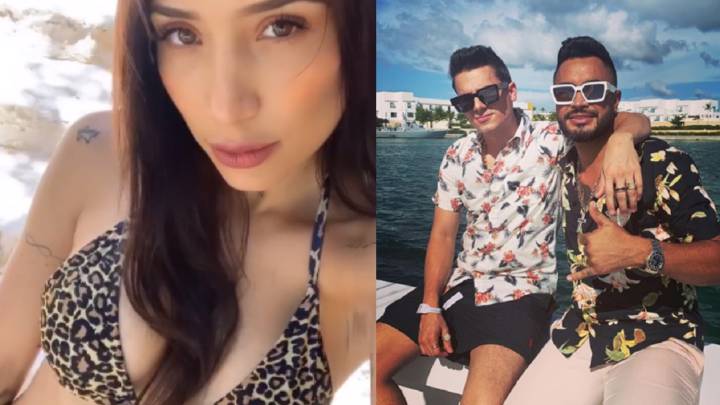 Luisa Fernanda W exhibió sus curvas en Punta Cana.