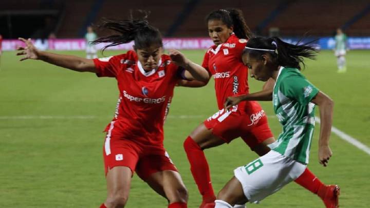 América venció 0-1 a Nacional por la ida de los cuartos de final de la Liga Águila Femenina.