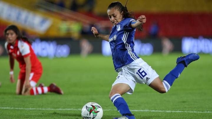 Lina Gómez, delantera de Millonarios Femenino
