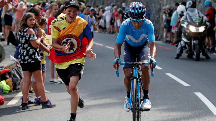 Nairo Quintana ganó la segunda etapa de la Vuelta a España en Calpe después de 199 kilómetros de recorrido. El colombiano tuvo una anécdota con Urán