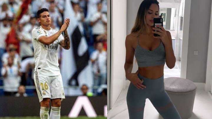 Shannon de Lima apoyó a James Rodríguez en su regreso al Santiago Bernabéu