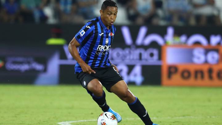 Luis Fernando Muriel , delantero colombiano del Atalanta