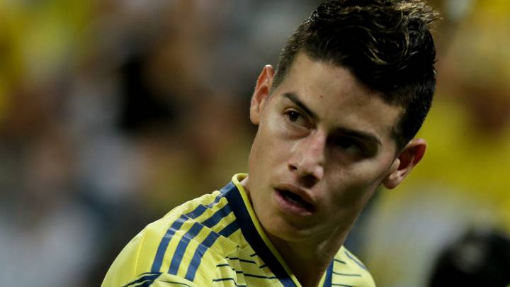 James Rodríguez, ausente en la convocatoria de la Selección Colombia para los amistosos ante Brasil y Venezuela